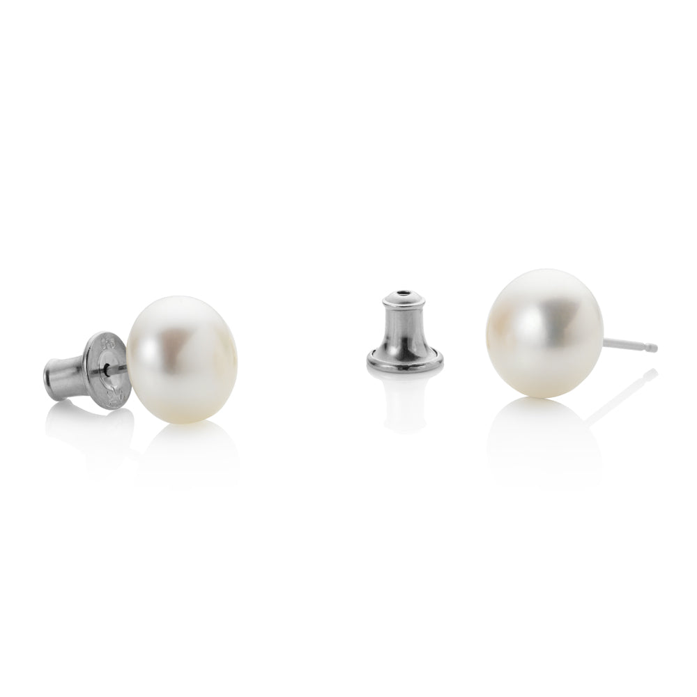 Jersey Pearl 9mm Pearl Stud Earrings