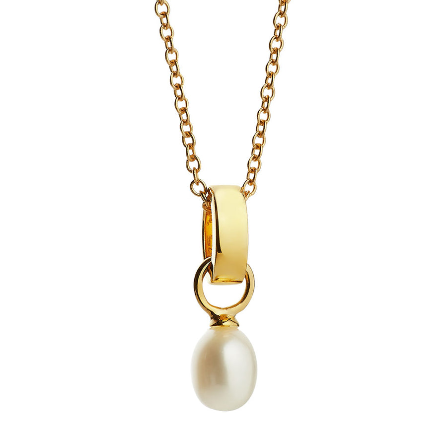 Jersey Pearl VIVA Pendant Gold