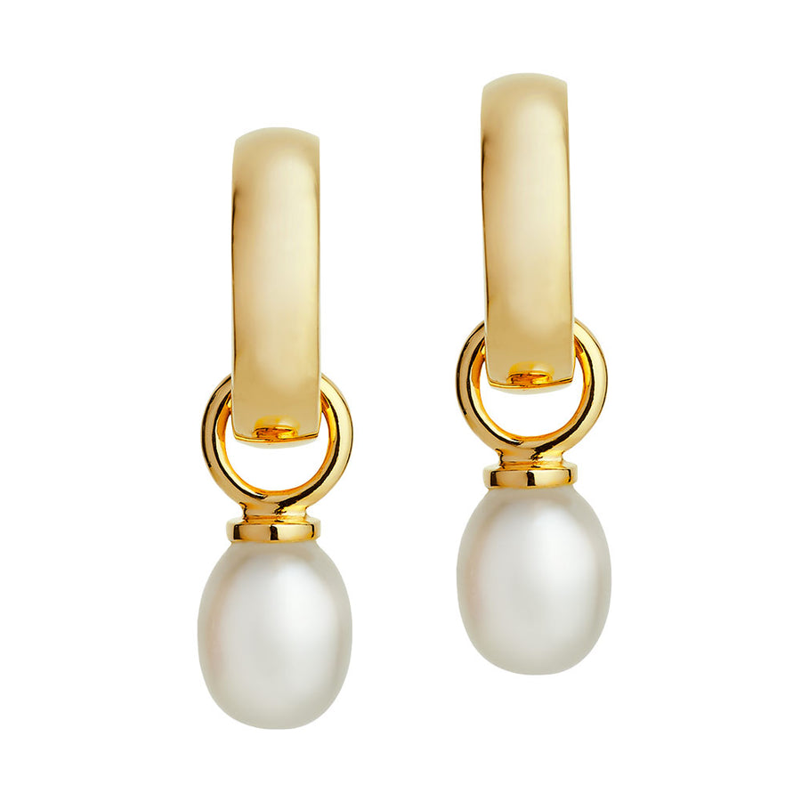 Jersey Pearl VIVA Earrings Gold VIVAE-YG