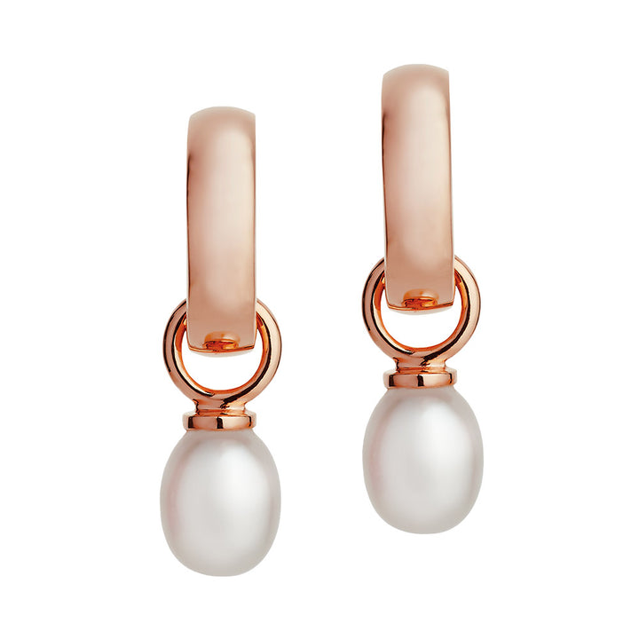 Jersey Pearl VIVA Earrings Rose-Gold VIVAE-RG