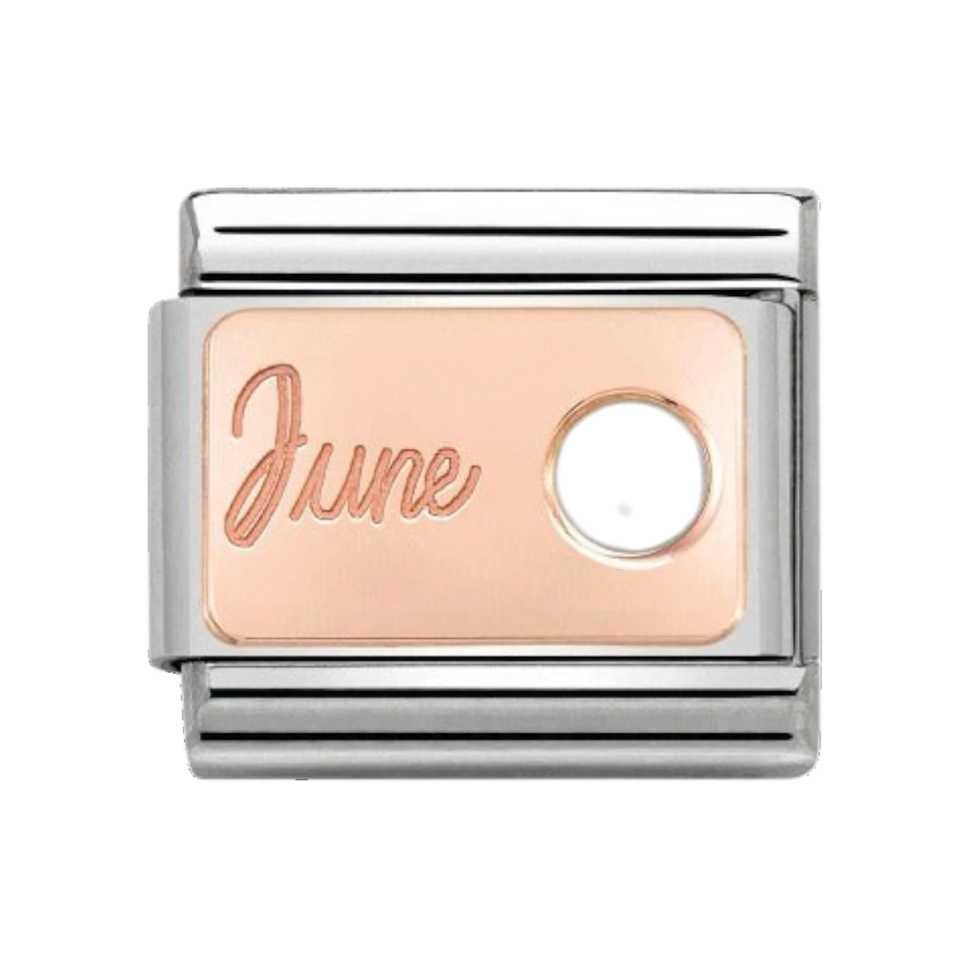 Nomination Rose Gold Classic June Birthstone Charm - 430508/06