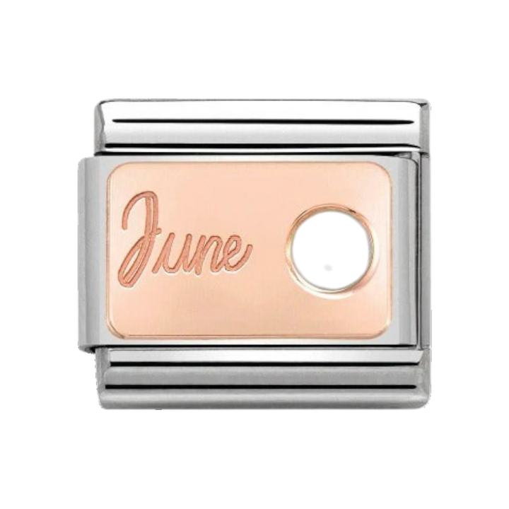 Nomination Rose Gold Classic June Birthstone Charm - 430508/06