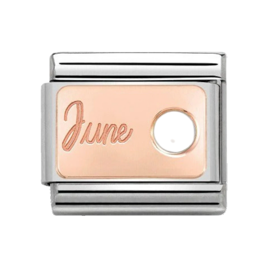 Nomination Rose Gold Classic June Birthstone Charm - 430508/06
