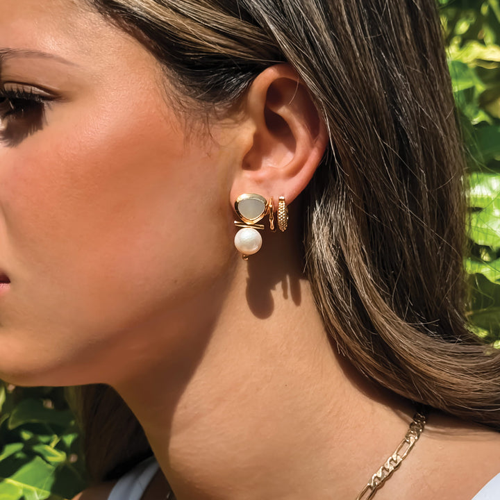 Sarah Alexander Jura Baroque Pearl Statement Earrings