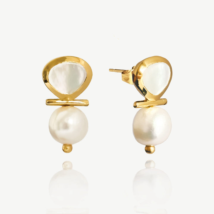 Sarah Alexander Jura Baroque Pearl Statement Earrings