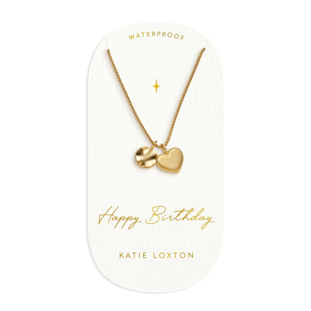 Happy Birthday Waterproof Charm Necklace