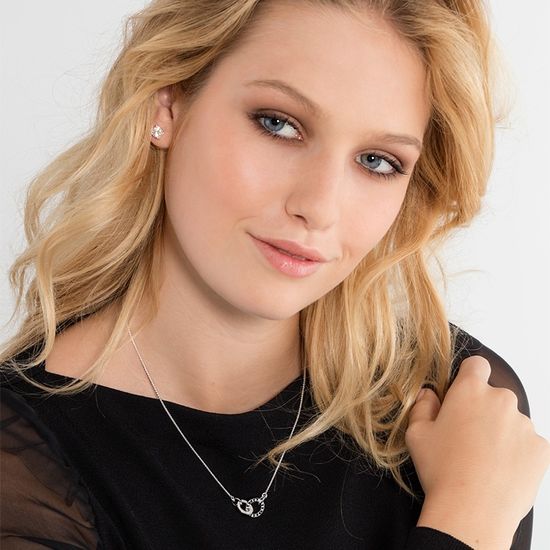 Thomas Sabo Together Forever Necklace - Silver and Zirconia