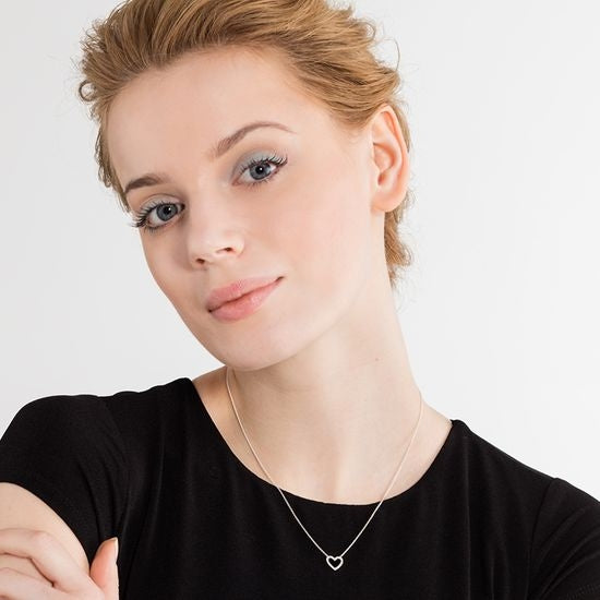Thomas Sabo Glam and Soul Heart Necklace on model