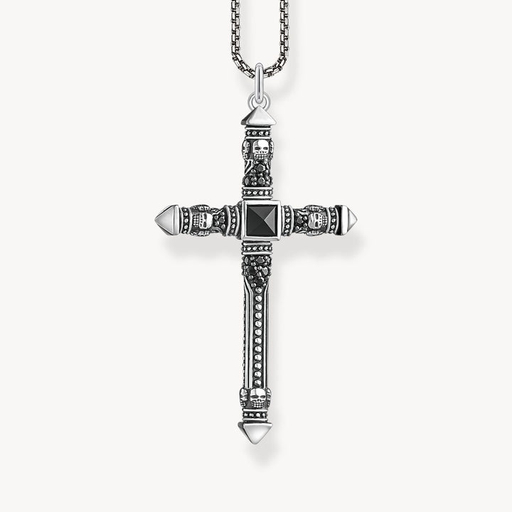 Thomas Sabo Necklace with Cross Pendant - KE2003-508-11