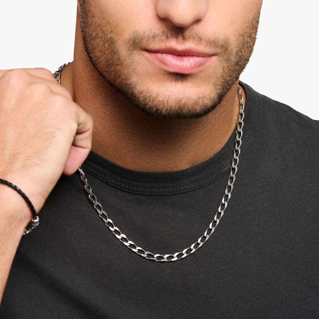 Thomas Sabo Silver Curb Links Necklace - KE2081-637-21