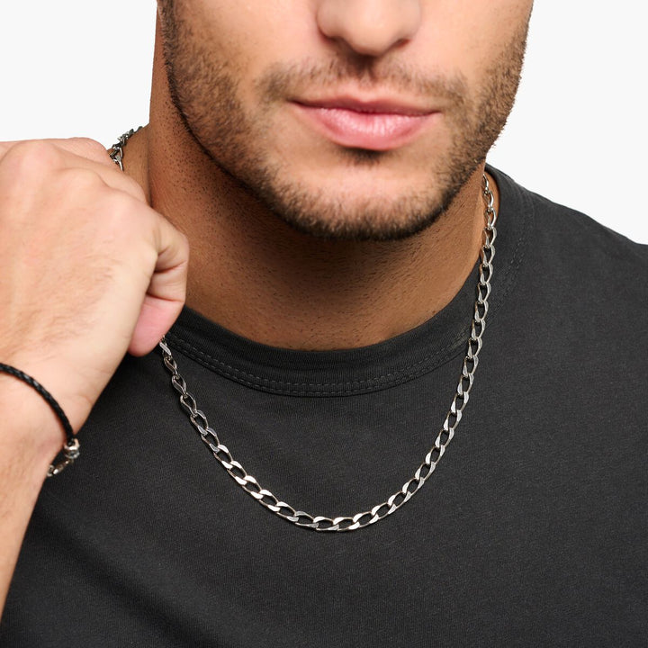 Thomas Sabo Silver Curb Links Necklace - KE2081-637-21