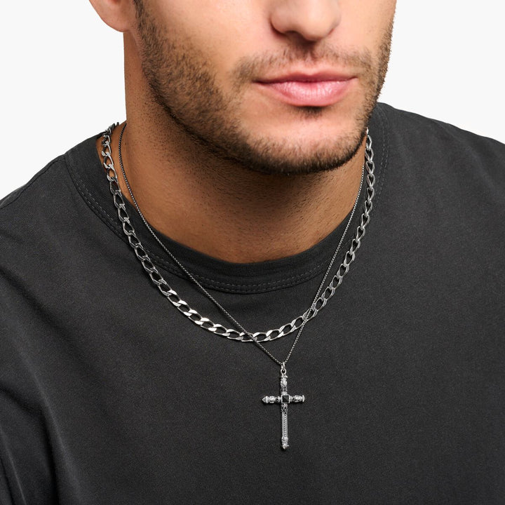 Thomas Sabo Silver Curb Links Necklace - KE2081-637-21