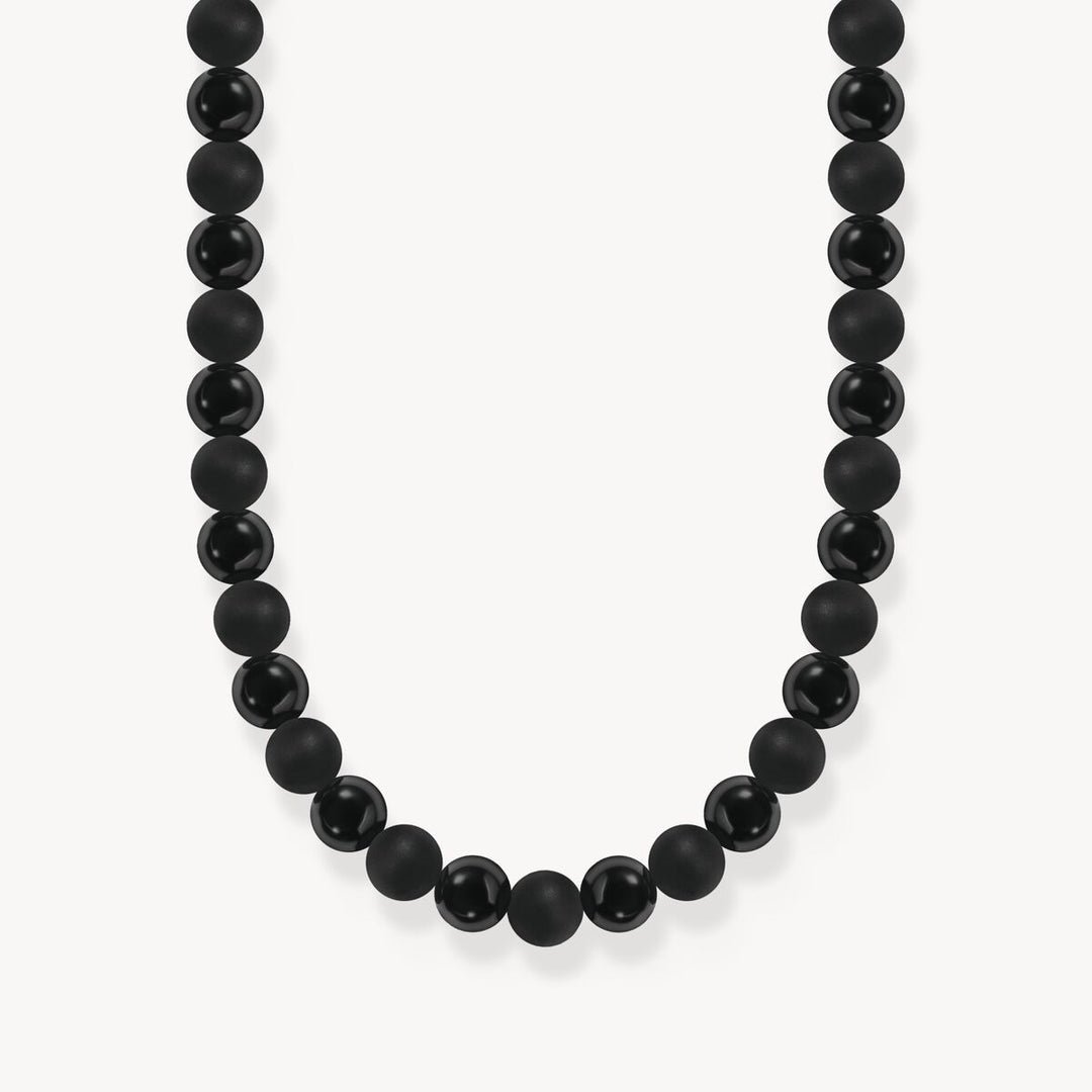 Thomas Sabo Talisman Necklace with Obsidian Beads - KE2304-698-11