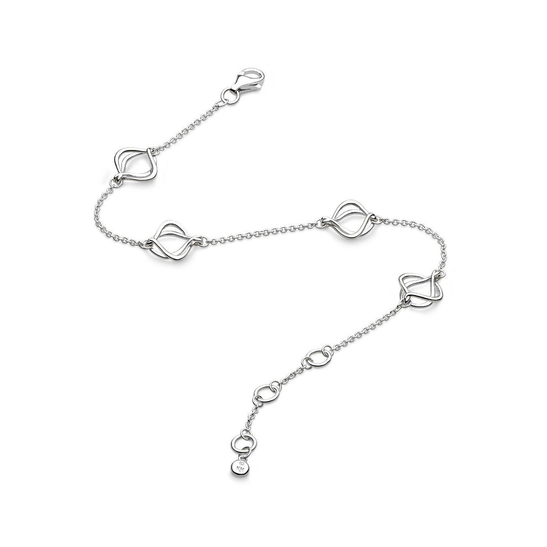 Niche Jewellery Kit Heath Alicia Fine Silver Station Bracelet
