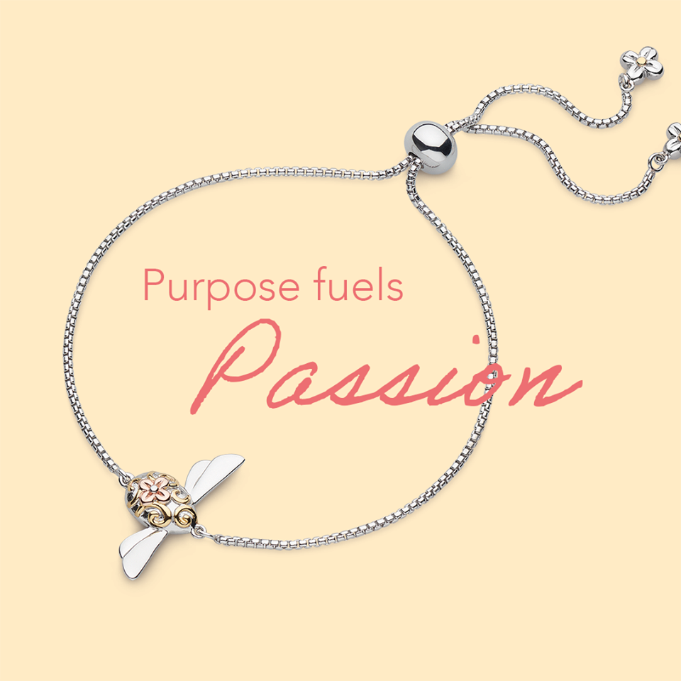 Kit Heath Blossom Flyte Queen Bee Toggle Bracelet 70342GRG