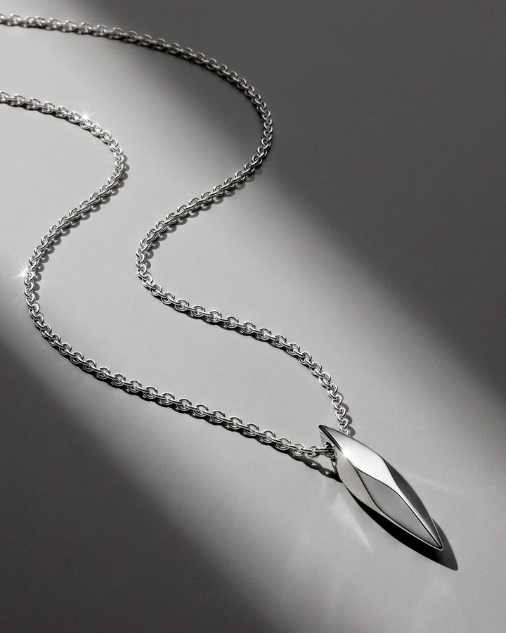 Niche Jewellery Kit Heath Glint Midi Silver Necklace detail
