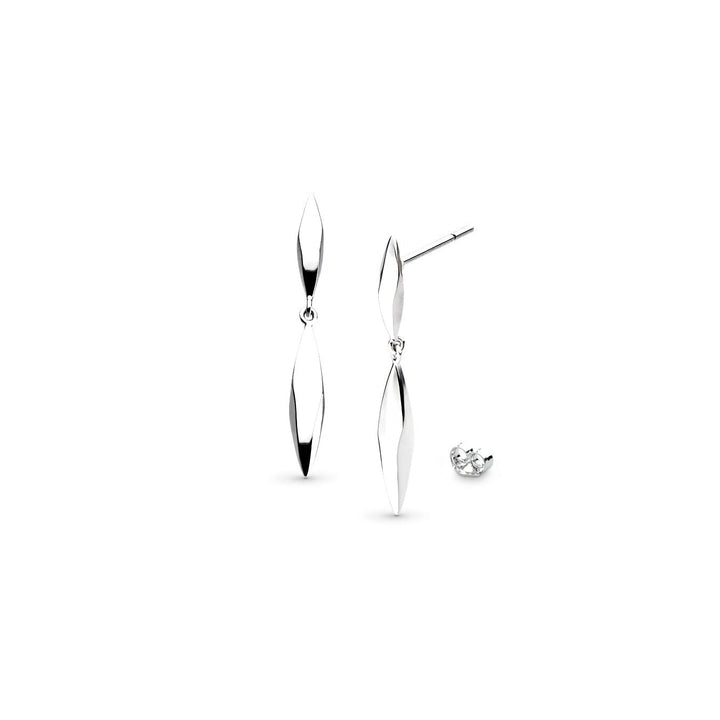 Niche Jewellery Kit Heath Glint Silver Drop Earrings