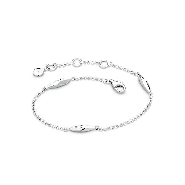 Niche Jewellery Kit Heath Glint Silver Station Bracelet