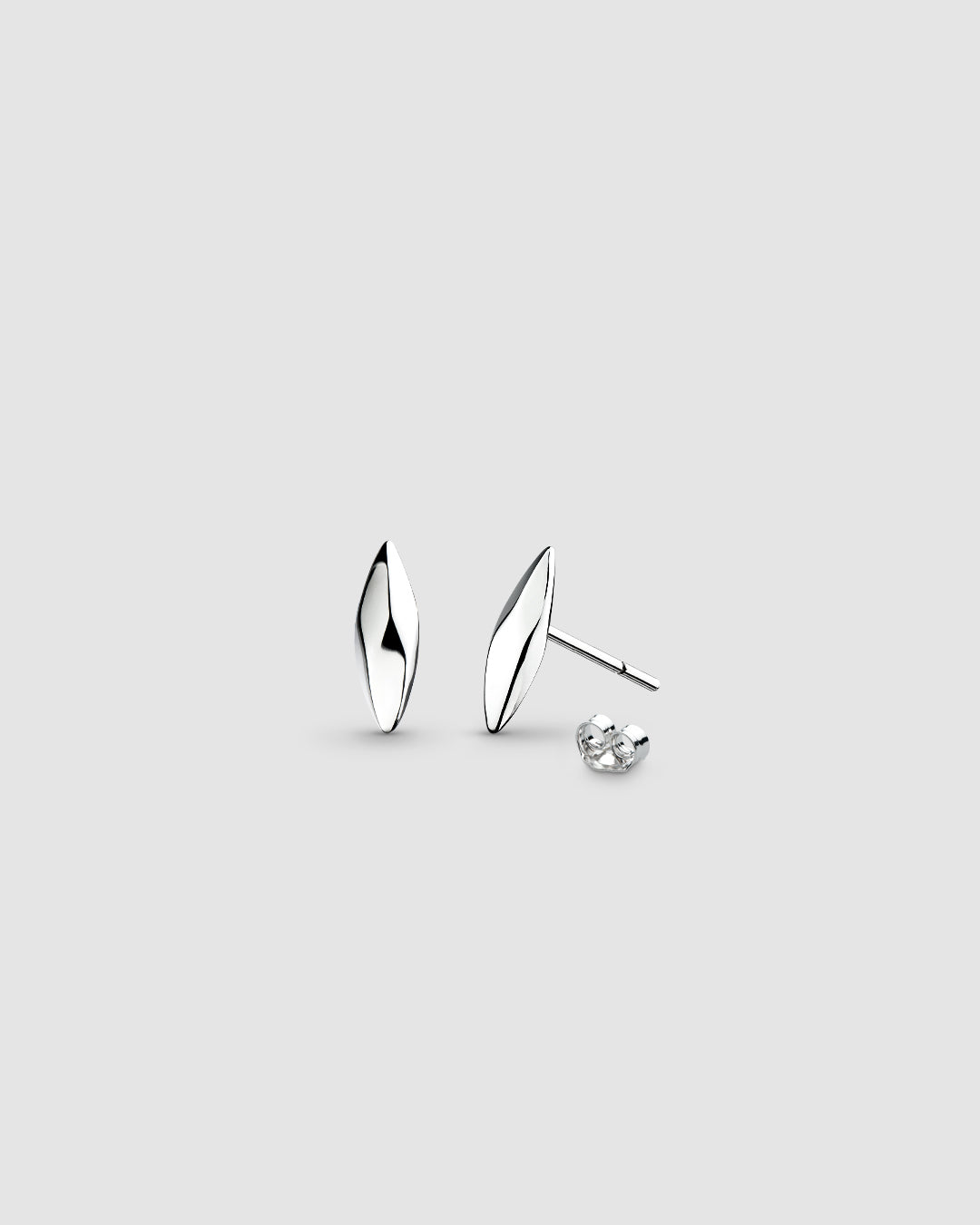 Niche Jewellery Kit Heath Glint Silver Stud Earrings detail