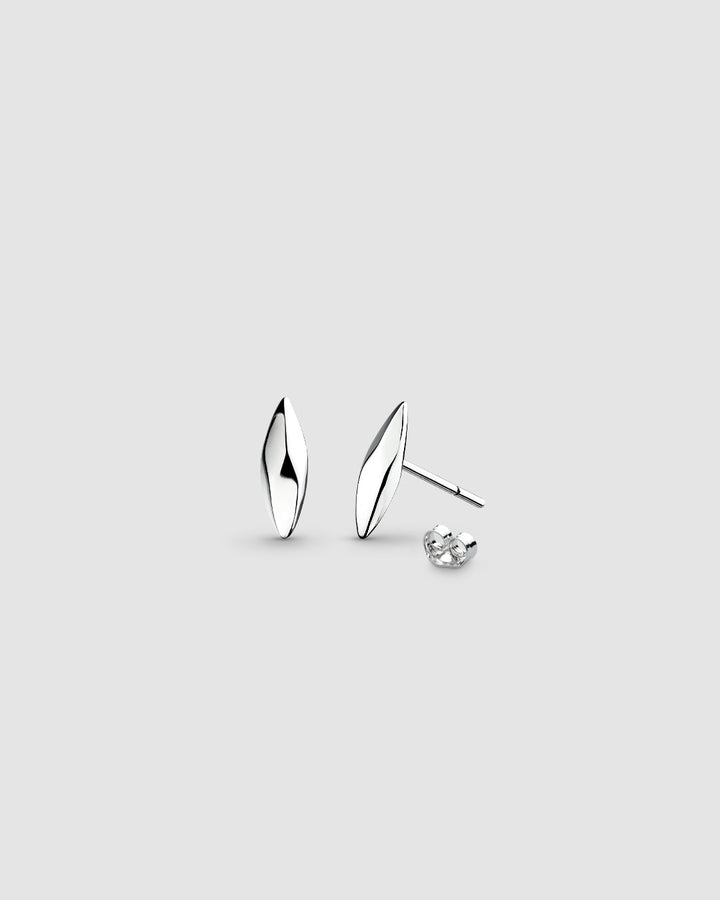 Niche Jewellery Kit Heath Glint Silver Stud Earrings detail