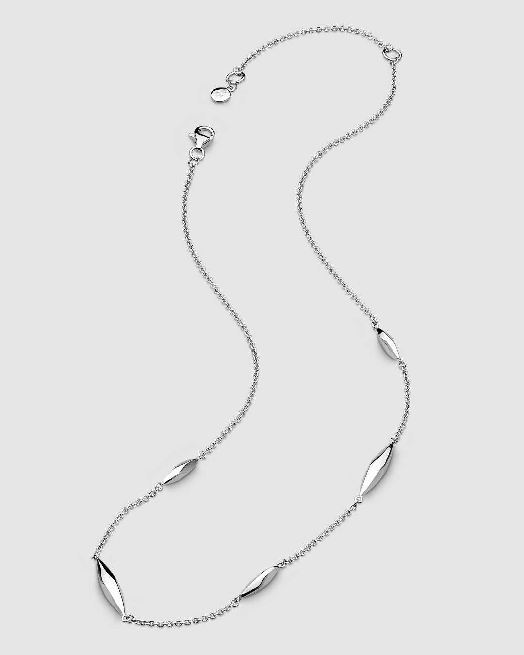 Niche Jewellery Kit Heath Glint Station Silver Necklace detail