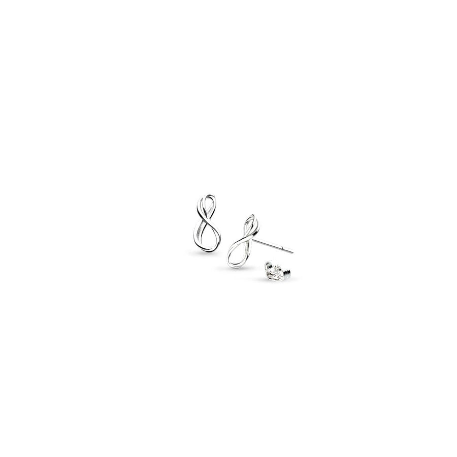 Niche Jewellery Kit Heath Infinity Mini Silver Stud Earrings