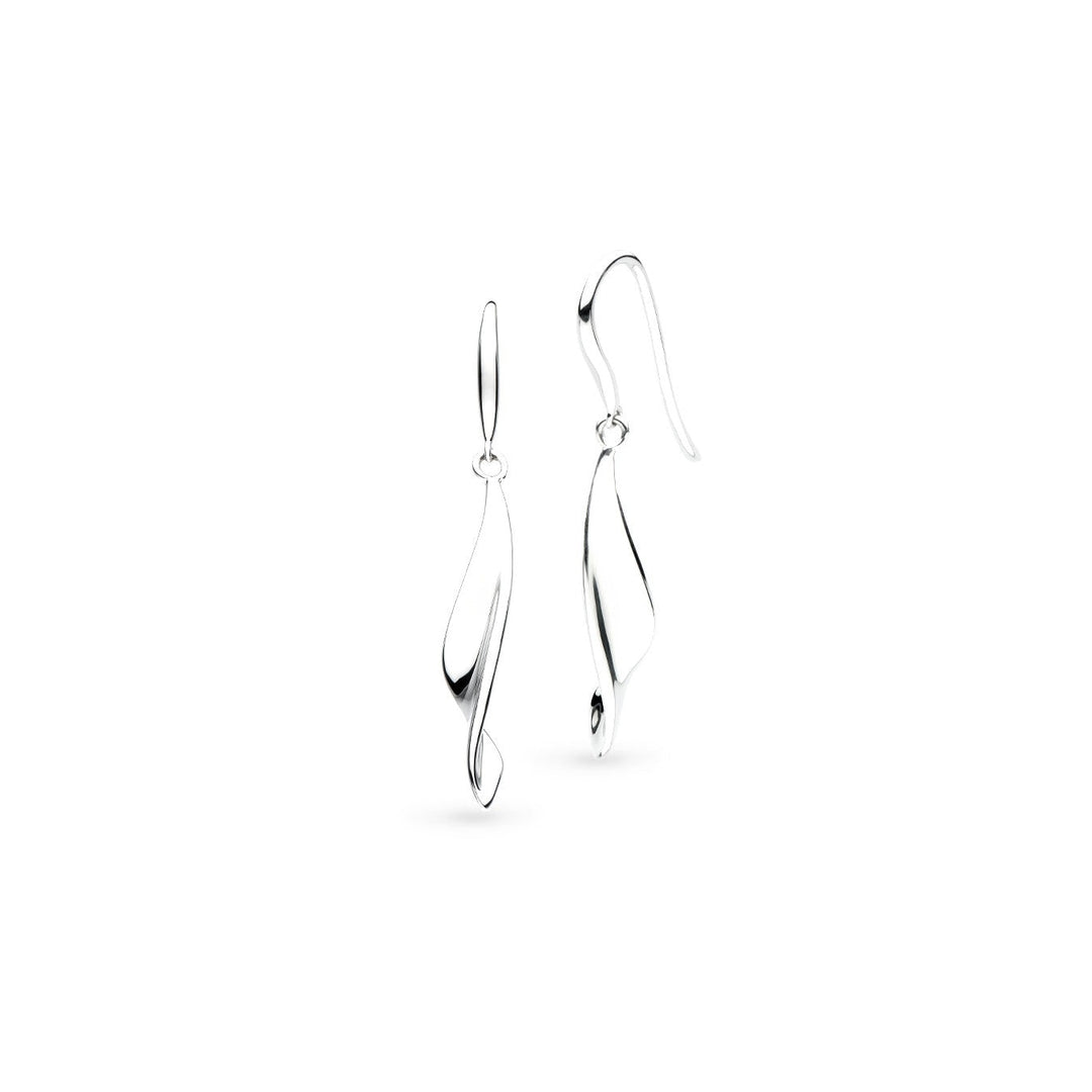 Niche Jewellery Kit Heath Serenity Curve Silver Drop Earrings