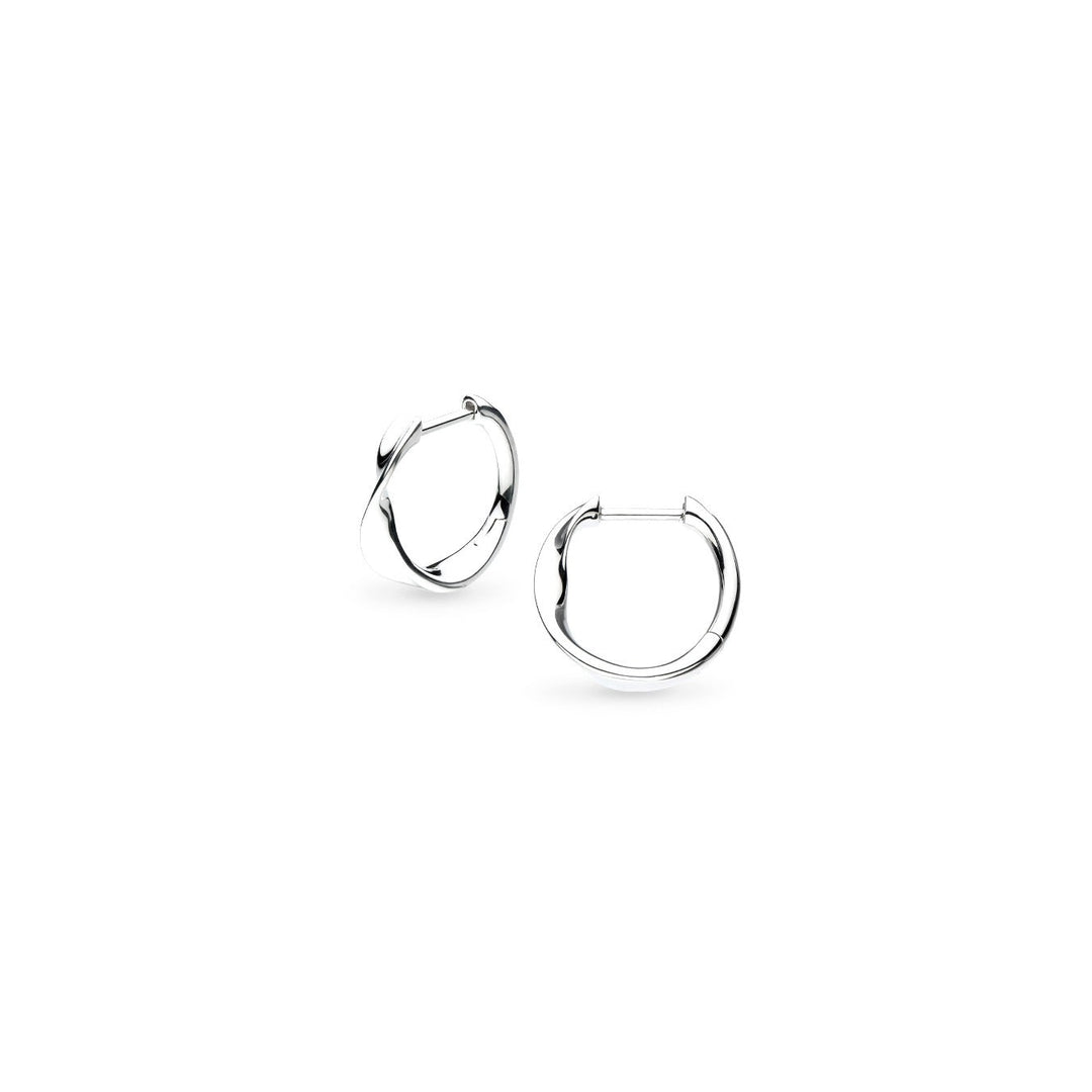 Niche Jewellery Kit Heath Serenity Curve Silver Hoop Earrings