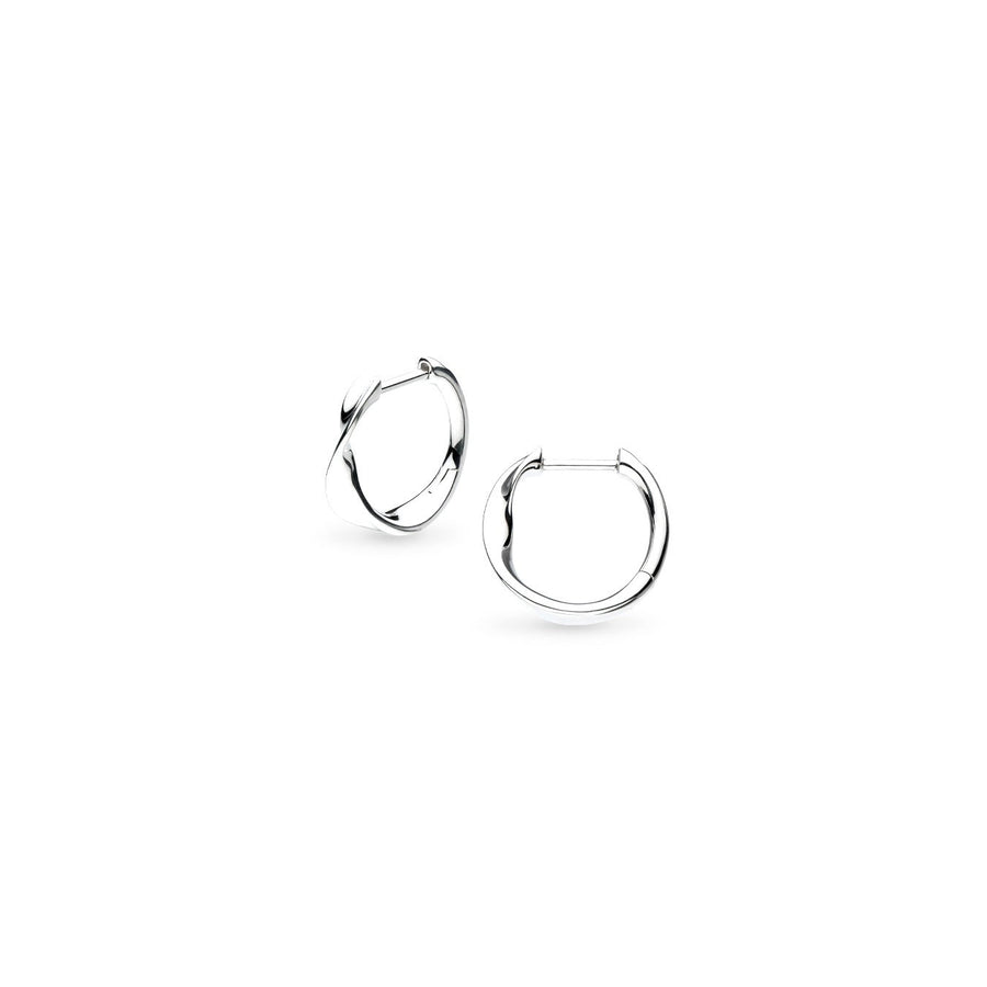 Niche Jewellery Kit Heath Serenity Curve Silver Hoop Earrings