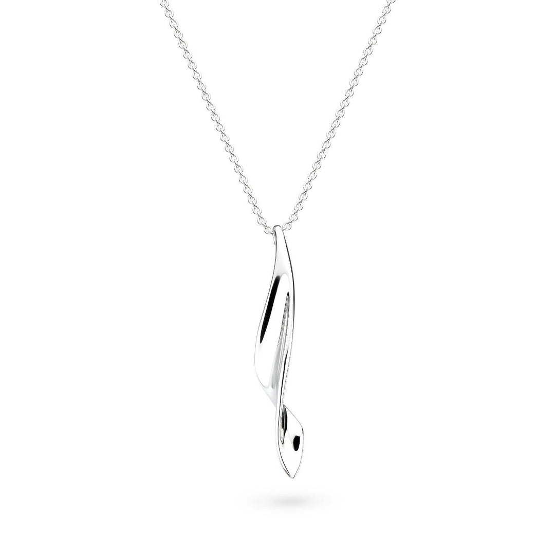 Niche Jewellery Kit Heath Serenity Curve Silver Necklace