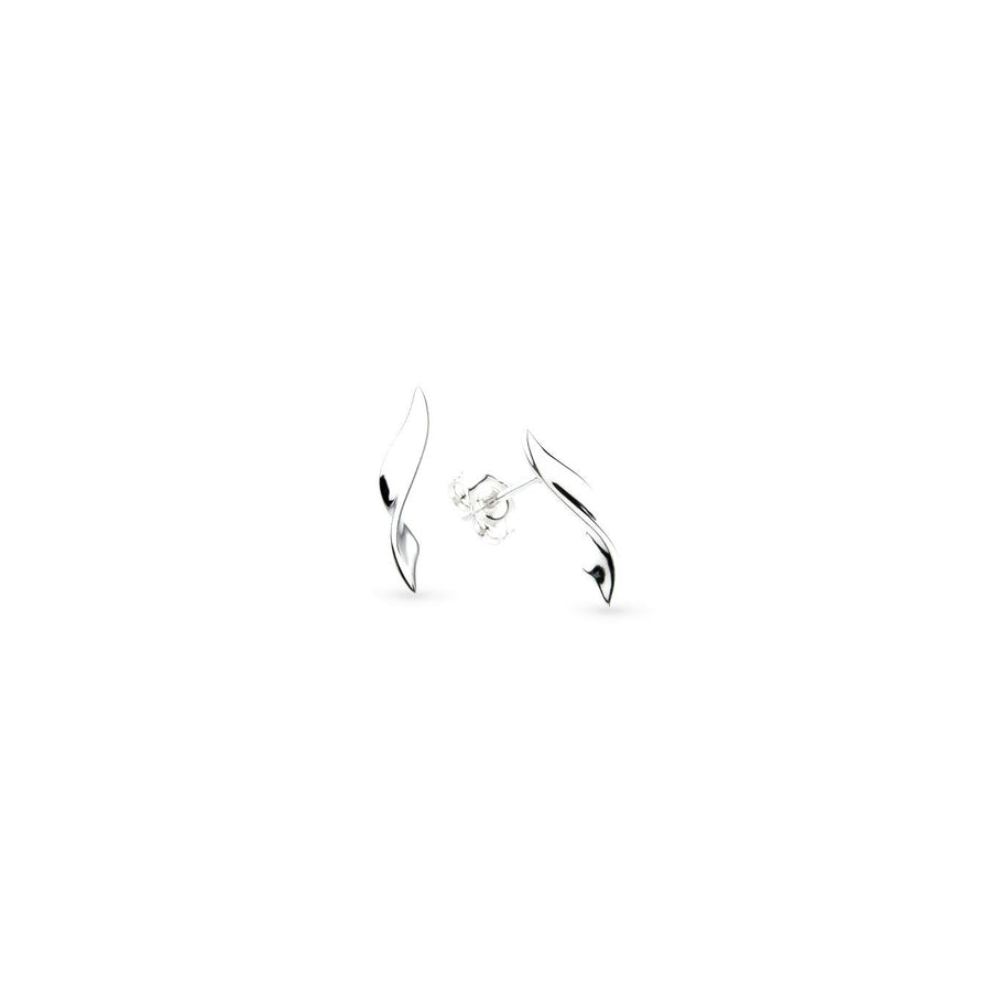 Niche Jewellery Kit Heath Serenity Curve Small Silver Stud Earrings