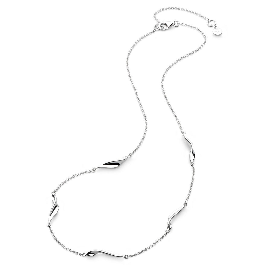 Niche Jewellery Kit Heath Serenity Curve Station Silver Necklace