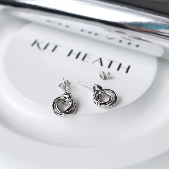 Kit Heath Bevel Trilogy Drop Earrings - Silver 6168RP