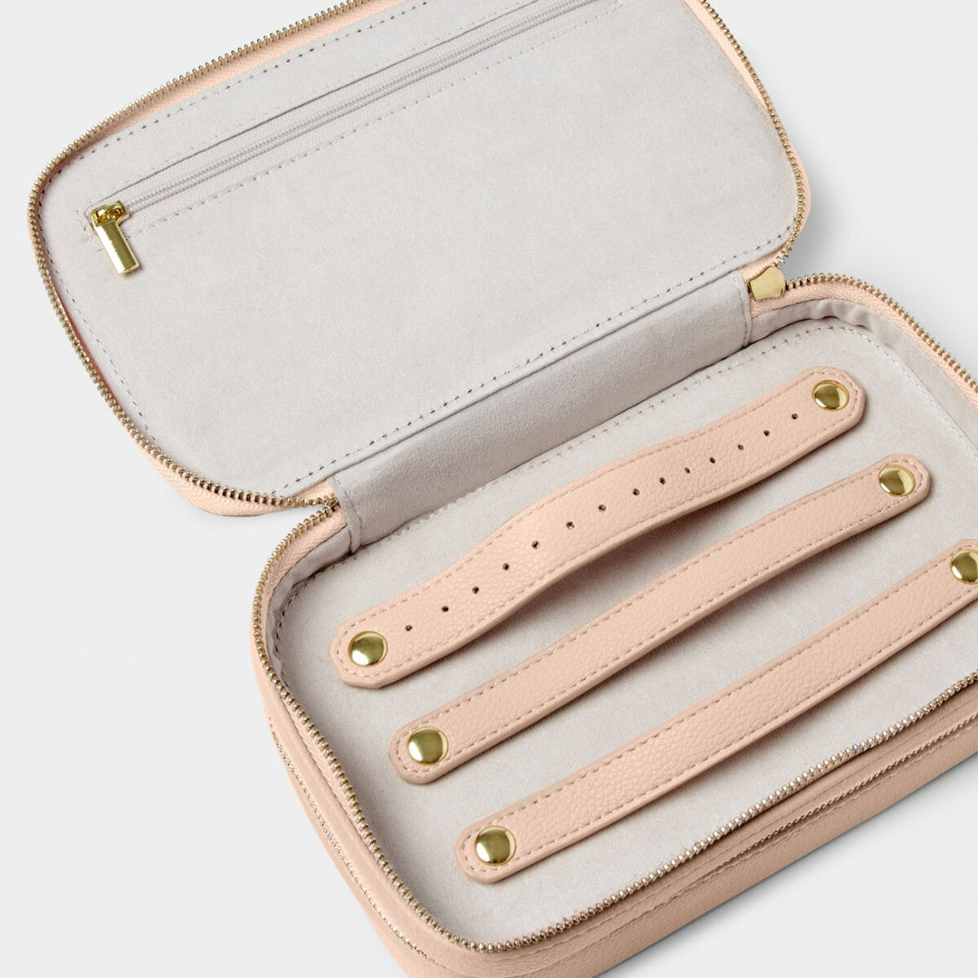 Katie Loxton Jewellery And Accessories Travel Case Nude Pink