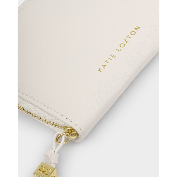 Katie Loxton 'Heart Of Gold' Slim Jewellery Case Off White