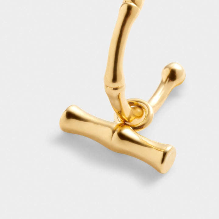 Katie Loxton Bamboo Waterproof Gold Hoop Earrings KLJ6131