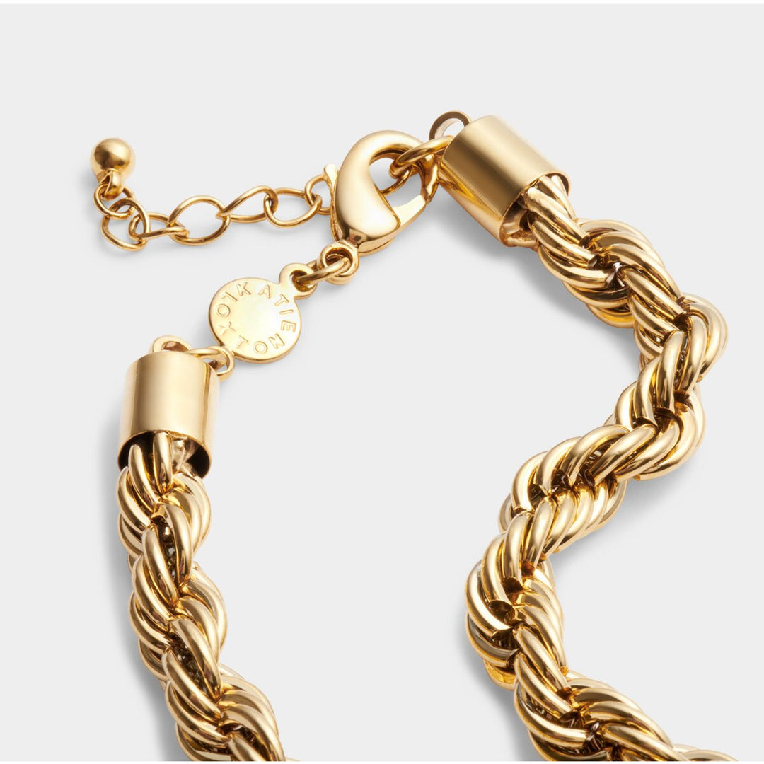 Katie Loxton Reine Waterproof Gold Rope Bracelet