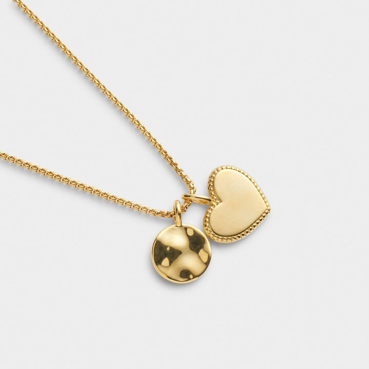 Katie Loxton 'Happy Birthday' Waterproof Gold Charm Necklace KLJ6209