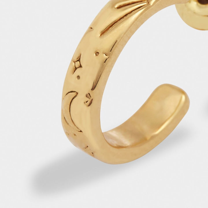 Katie Loxton Luna Waterproof Gold Hoop Earrings KLJ6251