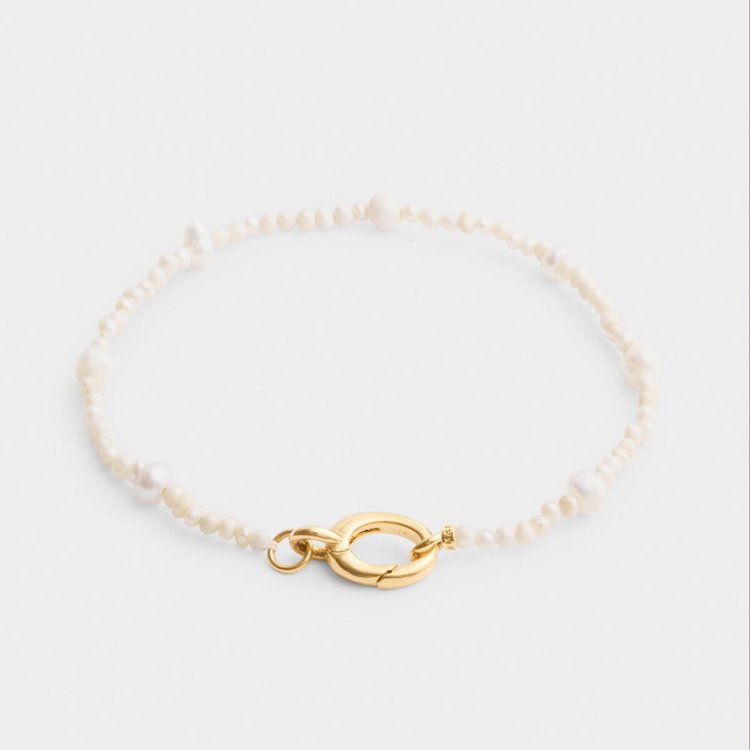 Katie Loxton Pearl Glow Waterproof Gold Bracelet | Item code KLJ6361