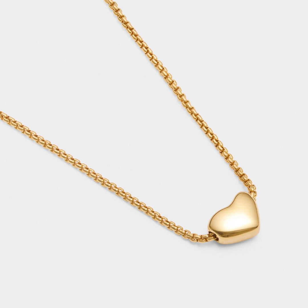 Katie Loxton Heart Of Gold Waterproof Charm Necklace | Item code KLJ6369
