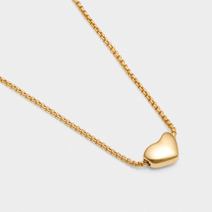 Katie Loxton Heart Of Gold Waterproof Charm Necklace | Item code KLJ6369