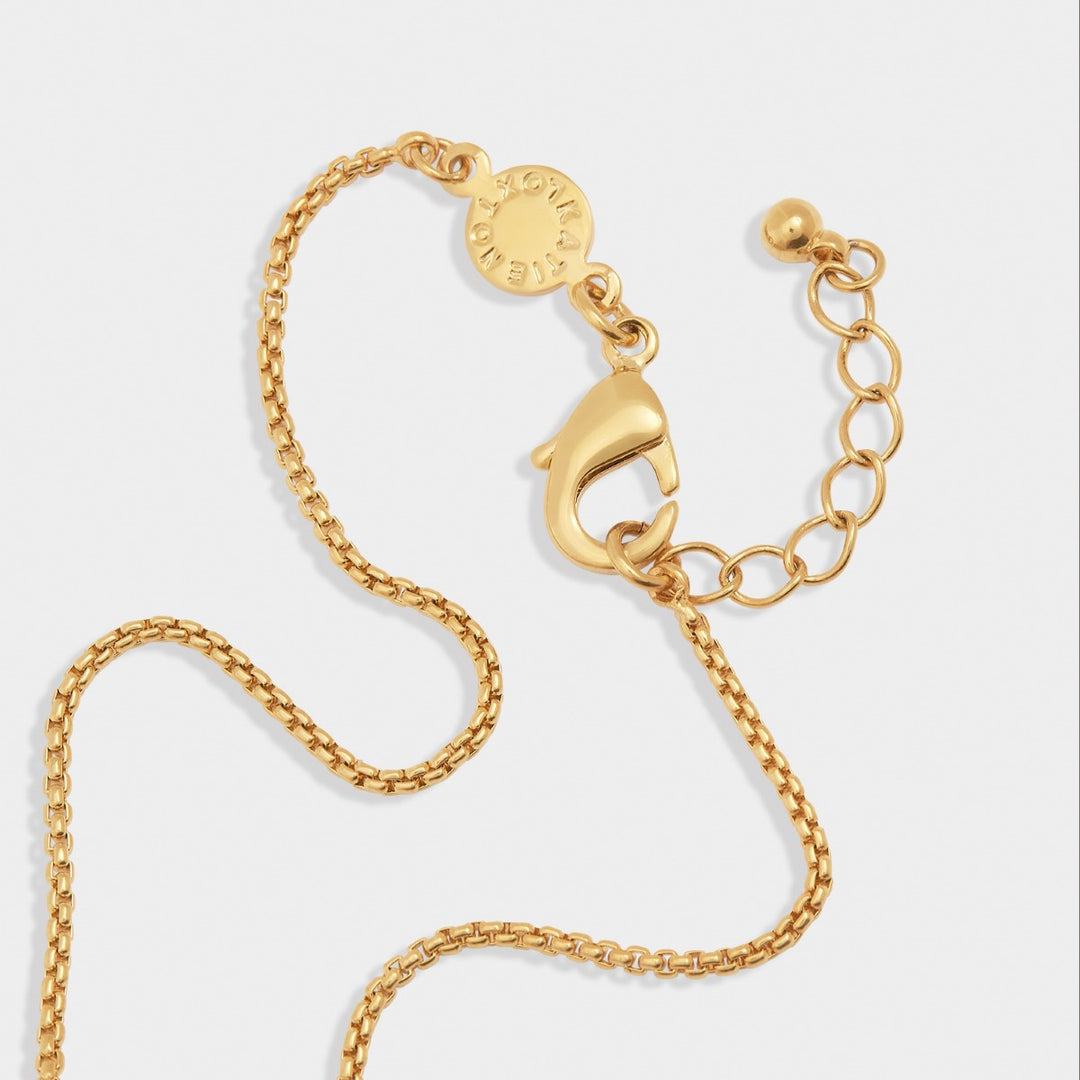 Katie Loxton Heart Of Gold Waterproof Charm Bracelet KLJ6370