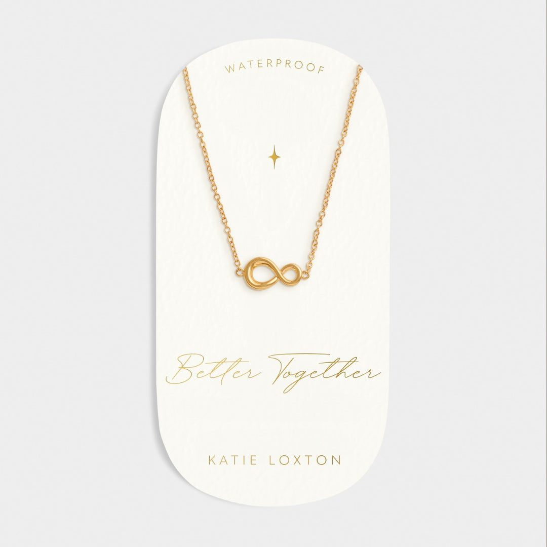 Katie Loxton 'Better Together' Waterproof Gold Charm Necklace KLJ6377