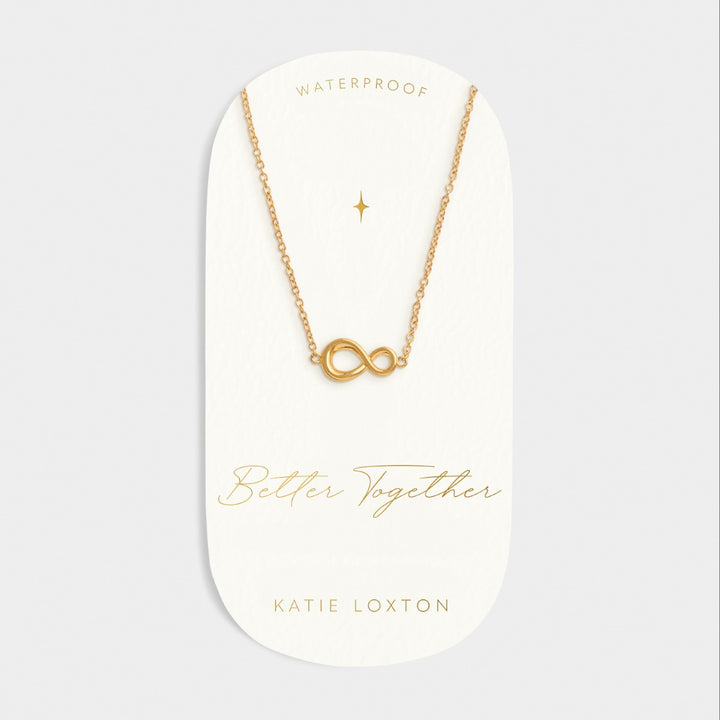 Katie Loxton 'Better Together' Waterproof Gold Charm Necklace KLJ6377
