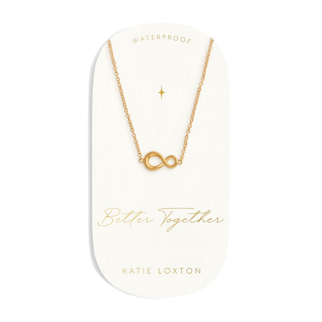 Katie Loxton 'Better Together' Waterproof Gold Charm Necklace KLJ6377