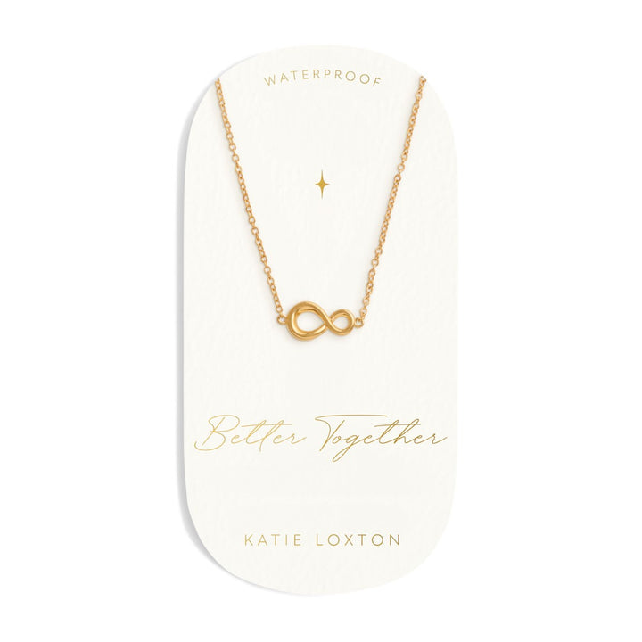 Katie Loxton 'Better Together' Waterproof Gold Charm Necklace KLJ6377