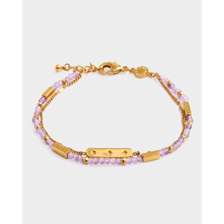 Katie Loxton 'February' Waterproof Gold Birthstone Bracelet