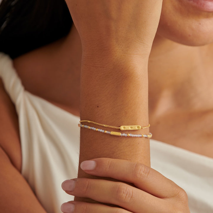 Katie Loxton 'June' Waterproof Gold Birthstone Bracelet KLJ6384