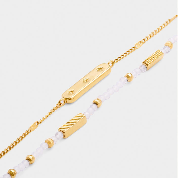 Katie Loxton 'June' Waterproof Gold Birthstone Bracelet KLJ6384